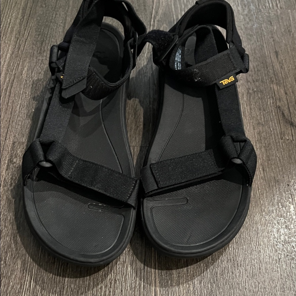 Teva Black Open-Toe Sandals